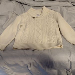 Boys cream sweater size 4T Gymboree